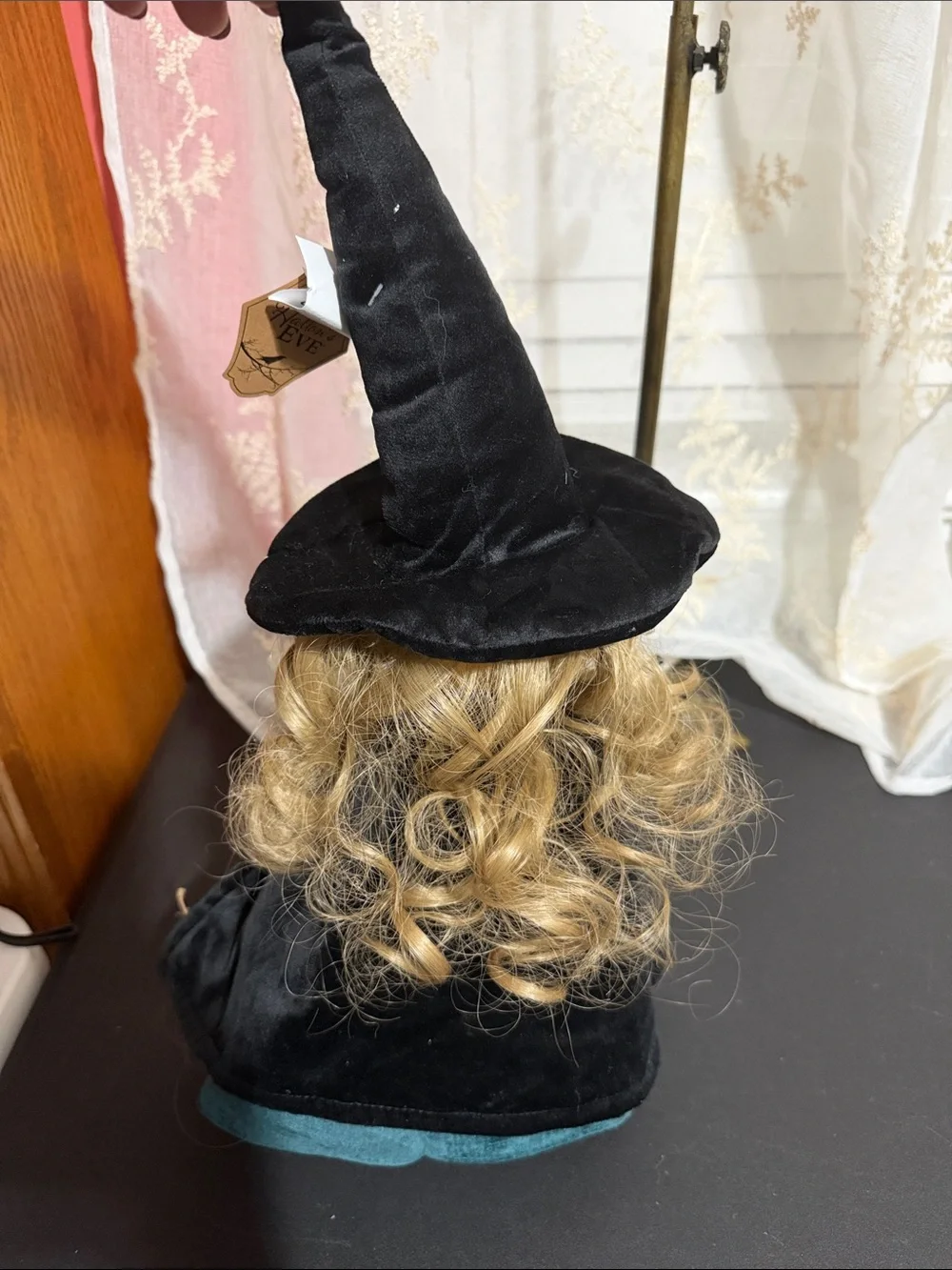 Hallow’s Eve Halloween witch weighted bottom decor
